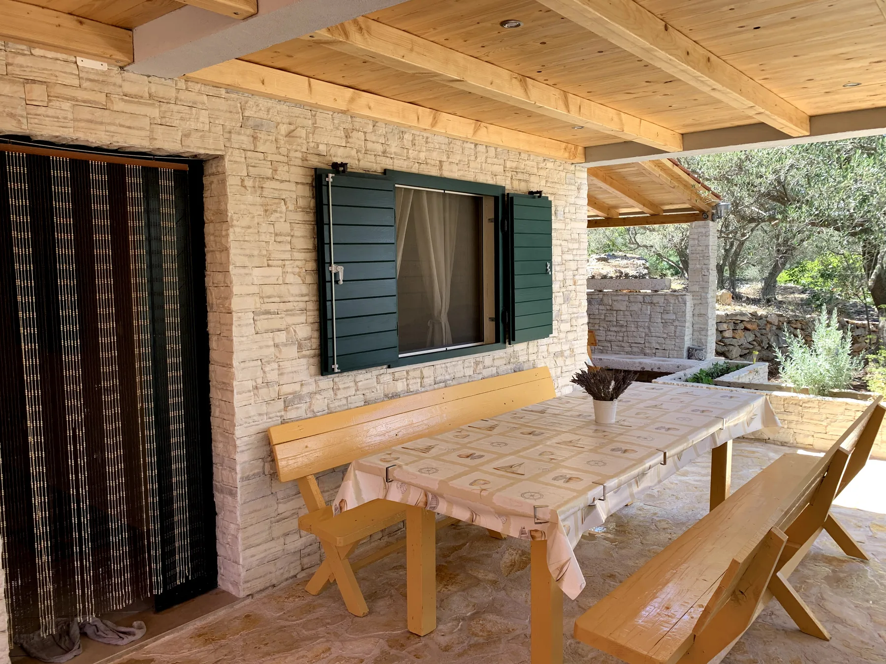 Villa Anita summer kitchen